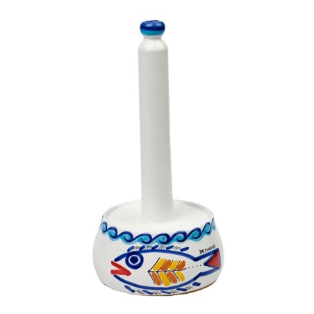 Porta rotolo da cucina Levante Ceramiche siciliane De Simone Porta rotolo da cucina Levante Ceramiche siciliane De Simone
